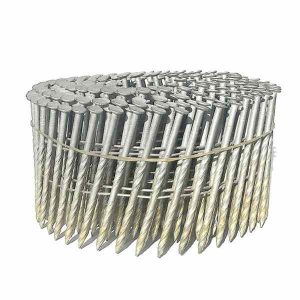 Hot Dipped Galvanized Coil Roofing Nails Screws Shank