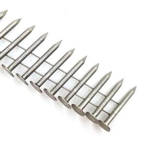 1" Stainless Steel Coil Roofing Nails Smooth Shank